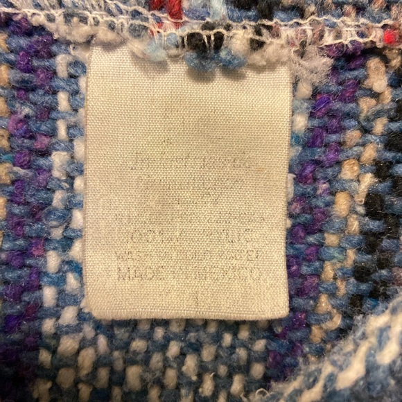 Mexican Baja Jacket hoodie w/kangaroo pouch size small-medium - Picture 6 of 6